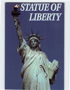 Postcard Statue Of Liberty, New York City, New York