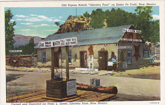Glorietta Pass Interior View Old Pigeon Ranch On Santa Fe Trail New Mexico Cu...