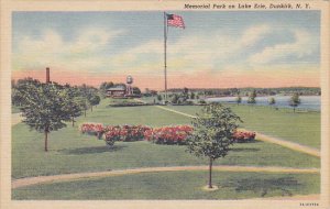 Memorial Park on Lake Erie Dunkirk New York Curteich