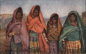 Tuck Native Life in India Indian Women Indigenous Culture c1910 Vintage Postcard