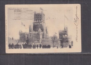 CANADA, MONTREAL, ICE PALACE, CANADIAN SPORTS SERIES, 1906 ppc. to Tasmania.