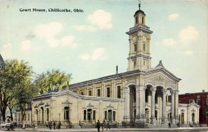 Court House, Chillicothe, Ohio, Early Postcard, Unused