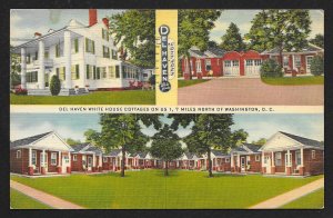 Del Haven White House Cottages Washington DC Used c1951