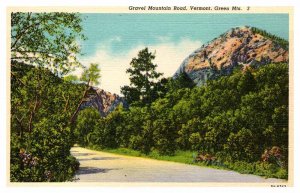 Postcard ROAD SCENE Rutland Vermont VT AP4687