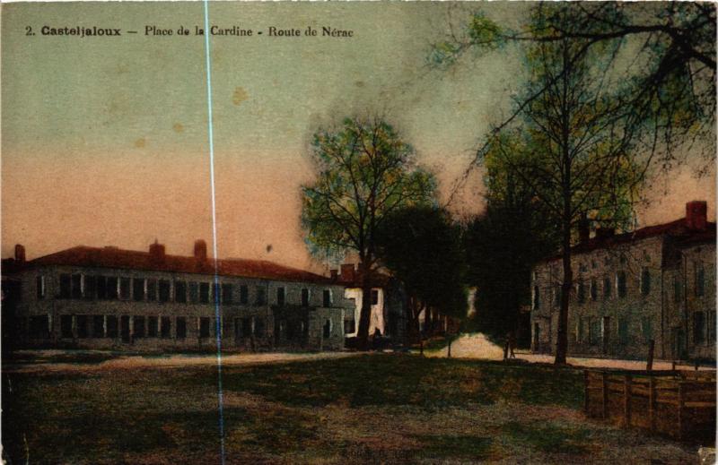 CPA Casteljaloux - Place de la Cardine - Route de Nerac (638675)