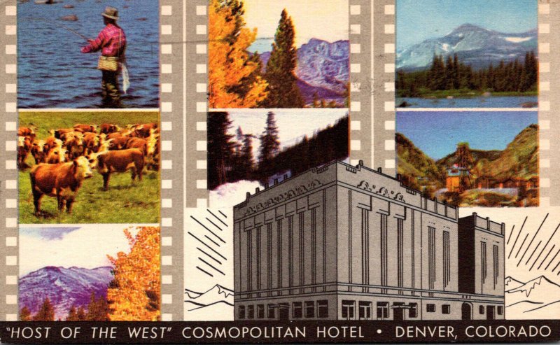 Colorado Denver The Cosmopolitan Hotel 1950