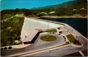 North Carolina View Of Fontana Dam and Observation Building