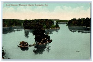 c1905 Lost Channel Thousand Islands Brockville Ontario Canada Postcard