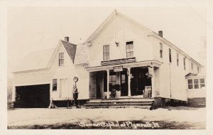 Vermont Plymouth Post Office General Store & Gas Station Real Photo