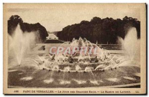 Old Postcard Palace Of Versailles The Day of Fountains The Latona Fountain