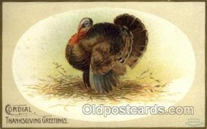 Artist Ellen Clapsaddle, Thanksgiving 1907 postal used unknown