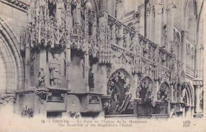 France Troyes Le Jube de l'Eglise de la Madelaine