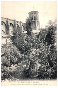 Toulouse Augustinian Convent France Black And White Postcard