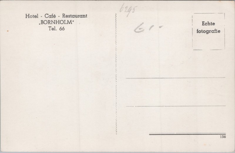 Netherlands Terschelling Bornholm Vintage RPPC C387