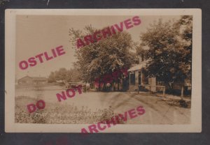 Fitchburg WISCONSIN RPPC c1920 MAIN STREET Store nr Madison McFarland Verona KB