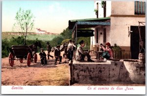 Sevilla En El Camino De San Juan Family Photograph House Postcard