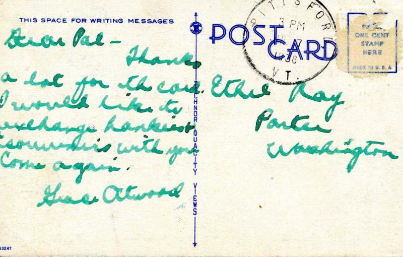 VT - Center Rutland. Railroad Bridge and Falls.  