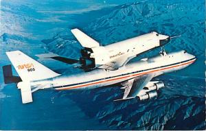 N.A.S.A. 747 Carries Space Shuttle Obiter Enterprise Chrome
