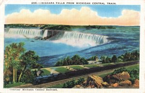 Niagara Falls Michigan Central Railroad Train Postcard A314