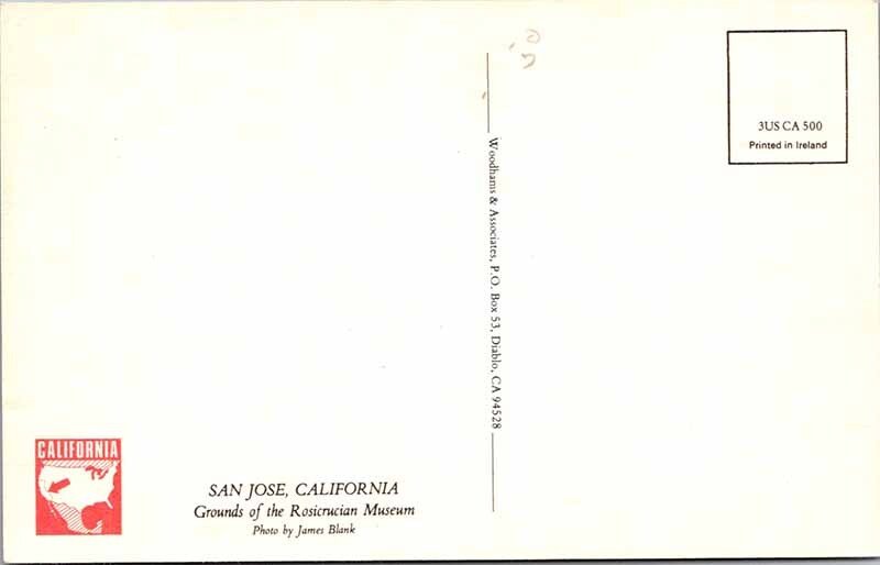 Postcard MUSEUM SCENE San Jose California CA AK9495