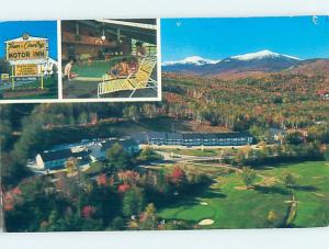 pinhole damage Pre-1980 MOTEL Shelburne In White Mountains Near Berlin NH G7758