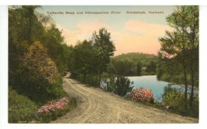 VT - Woodstock. Taftsville road & Ottauquechee River