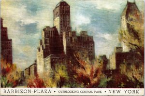 Barbizon-Plaza Hotel New York City postcard