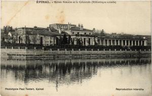 CPA ÉPINAL Maison Romaine et la Colonnade. Bibliotheque (405560)