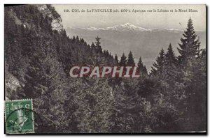 Old Postcard Col Sickle pdf Exposé On the Leman and Mont Blanc