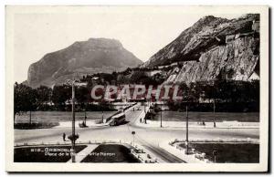 Grenoble Old Postcard Place de la Bastille and the Neron