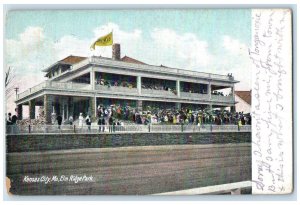 1911 Elm Ridge Park Tonganoxie Kansas Kansas City Missouri MO Vintage Postcard