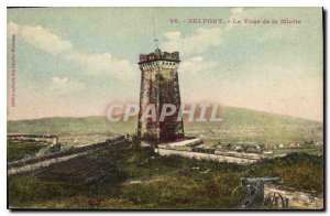 Old Postcard Belfort Tower Miotte