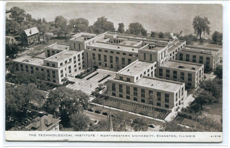 Technological Institute Northwestern University Evanston Illinois postcard