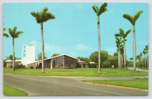 Vero Beach Florida~First Presbyterian Church Street View~PM 1973~Vintage PC