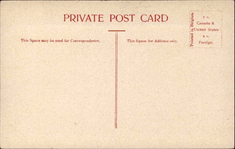 St John New Brunswick Steamship Vintage Postcard