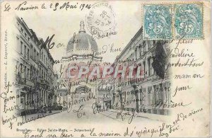 Brussels Old Postcard St. Mary Schaerbeek