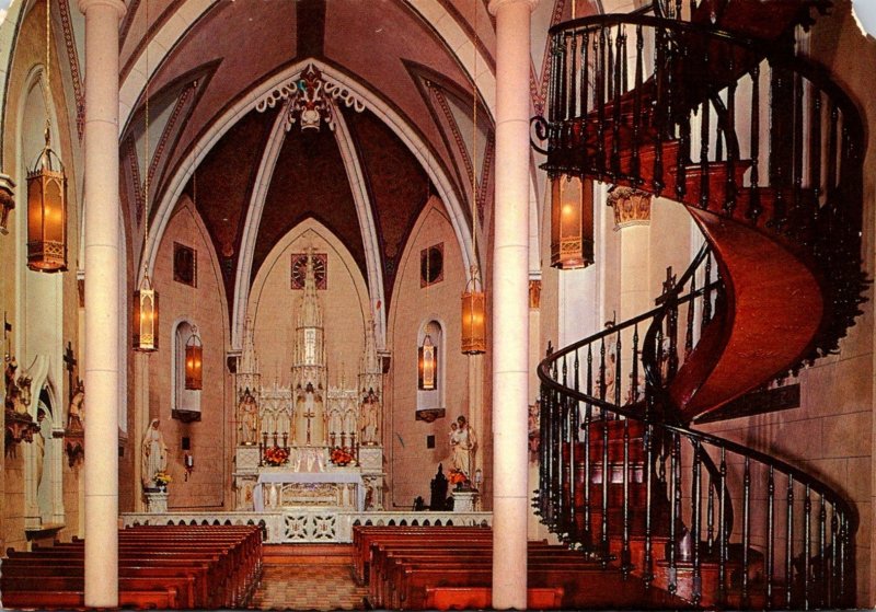 New Mexico Santa Fe Chapel Of Loretto Famous Stairway