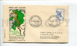 290201 DENMARK Czechoslovakia 1960 regional committee for Europe real post FDC