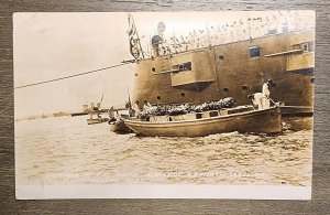 Mint RCCP Postcard SS North Carolina Rescuing Victims of the USS Maine Ship Navy