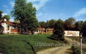 Reber's Motel - Barryville, New York NY Postcard
