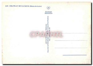 Modern Postcard Chateau Saumur Maine & Loire