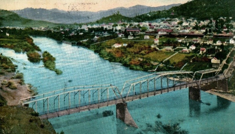 Circa 1910 Umpqua River & Roseburg, Oregon Vintage Postcard P15 