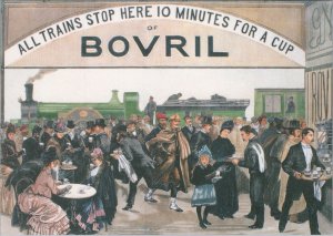 Advertising Postcard - Bovril, Robert Opie, Food & Drink, By Rail Series RR19752