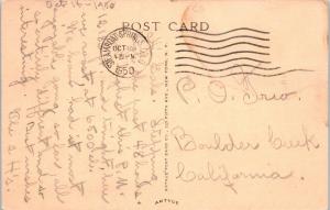 STEAMBOAT SPRINGS, CO  Steamboat MOTEL & SERVICE STATION 1950 Roadside  Postcard