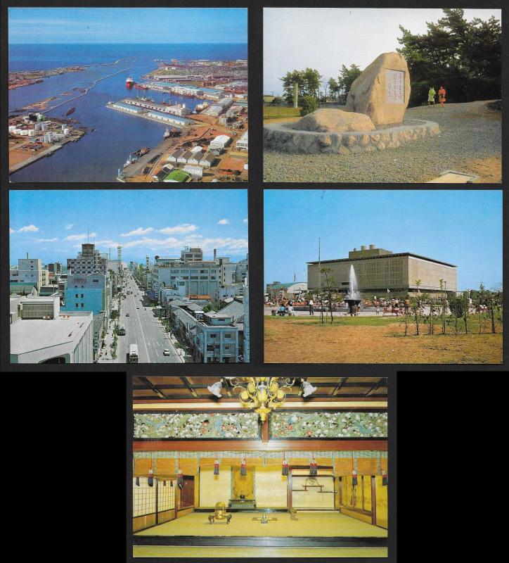 JAPAN (54) view postcards ALL Unused print shop fresh c1960s