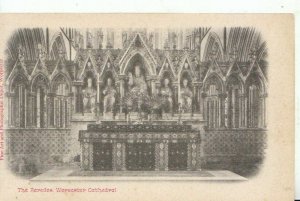 Worcester Cathedral Postcard - The Reredos - Ref 12148A