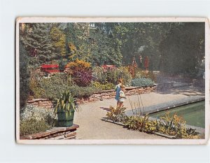 Postcard Im neuen Garten, Die schöne Viersen, Germany