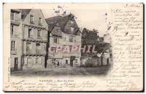Old Postcard Vannes Rue du Port