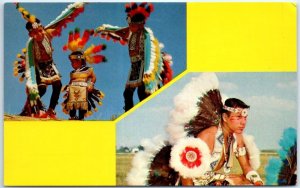 Postcard - Young Southwestern Indian Dancers - Southwest