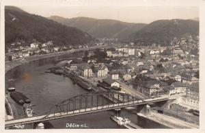 BG34194 decin real photo ship bateaux Tetschen Bodenbach   czech